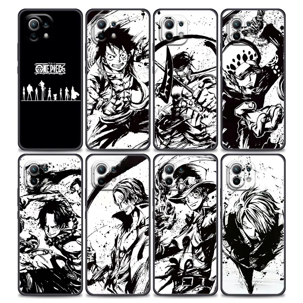 One Piece Phone Case For Xiaomi Mi 11 11T 11X Pro Lite NE 5G 12 POCO X3 F3 M4 NFC Pro Soft TPU Cover funda Black and White Anime
One Piece Phone Case For Xiaomi Mi 11 11T 11X Pro Lite NE 5G 12 POCO X3 F3 M4 NFC Pro Soft TPU Cover funda Black and White Anime