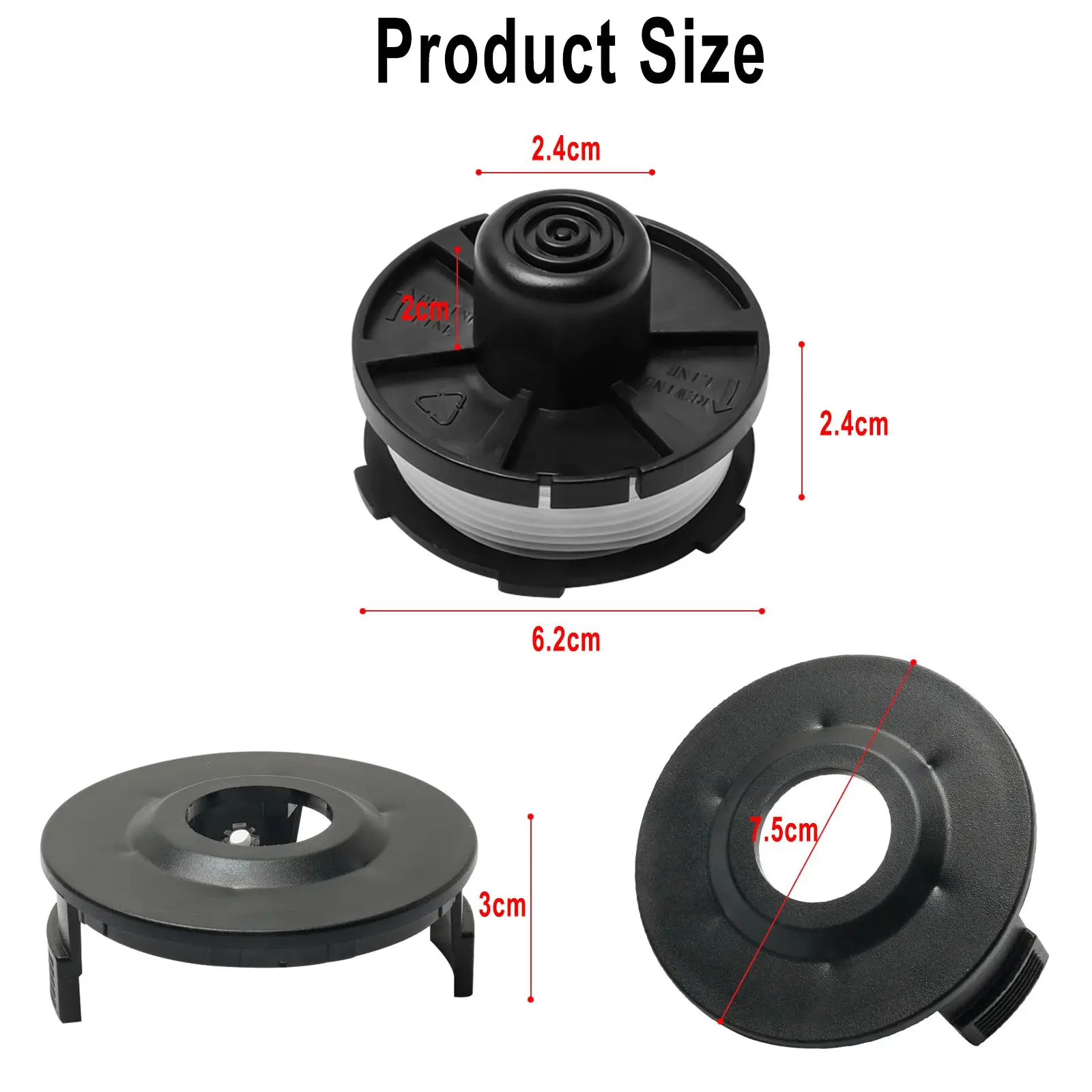 Line Trimmer Head For Grass Trimmer BUR181 BUR141 DUR181Z DUR141Z DUR140 Cutter Grass Cutting Line Head Feed Accessories
Line Trimmer Head For Grass Trimmer BUR181 BUR141 DUR181Z DUR141Z DUR140 Cutter Grass Cutting Line Head Feed Accessories