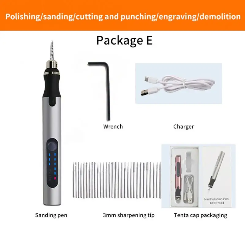 Mini DIY Drill Grinder Engraving Pen Electric Drill Rotary Tool Grinding USB Type-C Rechargeable Micro Machine Accessories
Mini DIY Drill Grinder Engraving Pen Electric Drill Rotary Tool Grinding USB Type-C Rechargeable Micro Machine Accessories