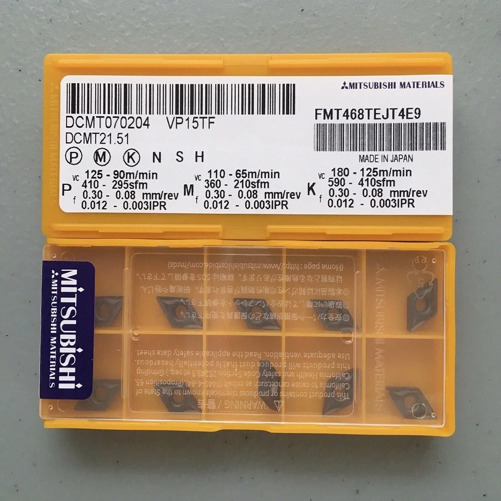 10PC Carbide Inserts DCMT21.51 DCMT070204 VP15T For SDJCR SDNCN SDQCR Series Lathe Turning Tool Holder Boring Bar Power Tools
10PC Carbide Inserts DCMT21.51 DCMT070204 VP15T For SDJCR SDNCN SDQCR Series Lathe Turning Tool Holder Boring Bar Power Tools