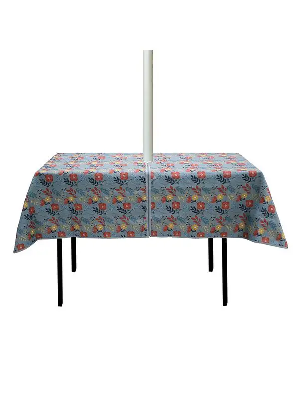 Terrace Courtyard Outdoor Tablecloth Waterproof Table Cloth Vintage Floral Design Table Cover With Zipper And Umbrella Hole
Terrace Courtyard Outdoor Tablecloth Waterproof Table Cloth Vintage Floral Design Table Cover With Zipper And Umbrella Hole