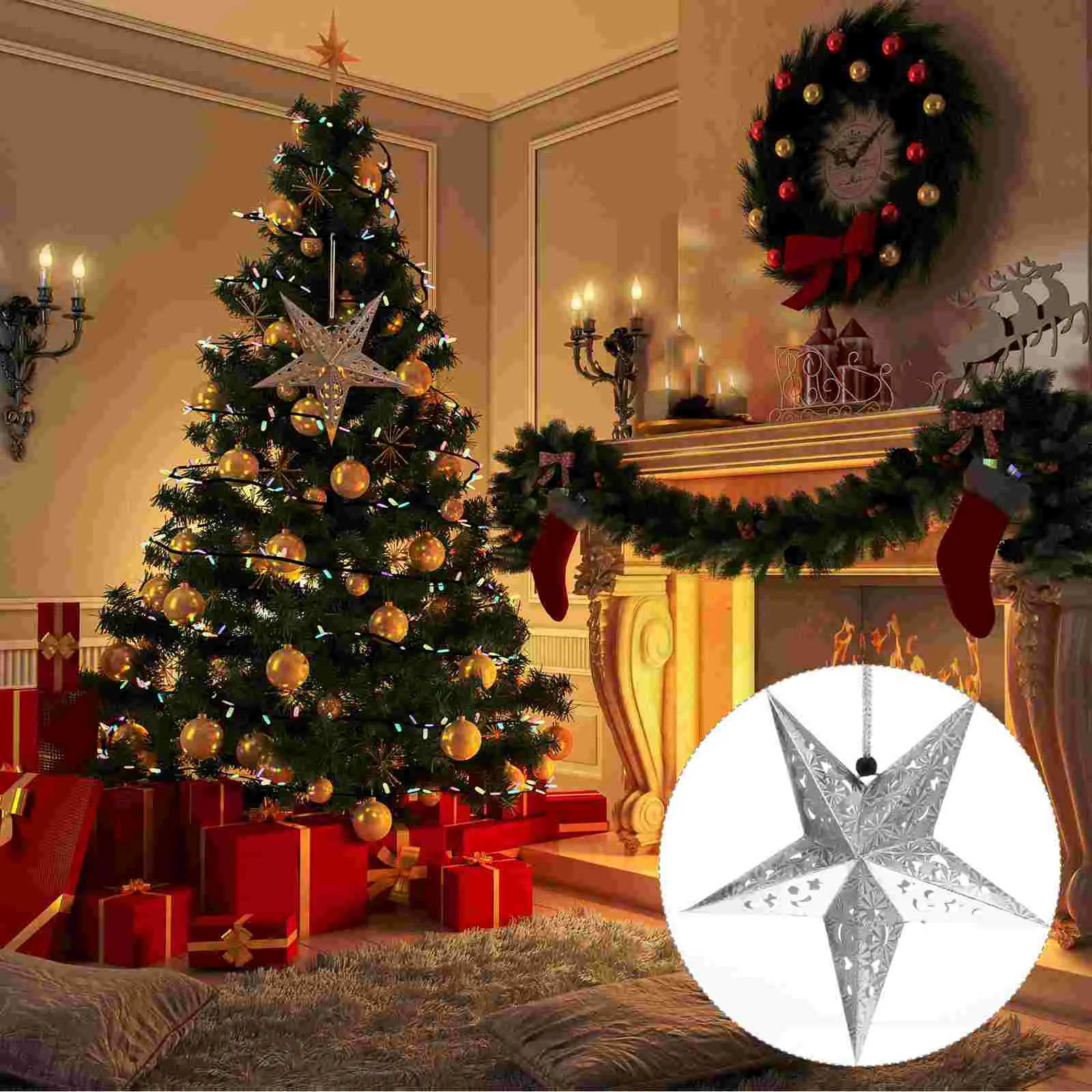 Aurora Star Lanterns Christmas Star Paper Star Lampshade Puzzle Lamp Shade Christmas Star Lantern
Aurora Star Lanterns Christmas Star Paper Star Lampshade Puzzle Lamp Shade Christmas Star Lantern