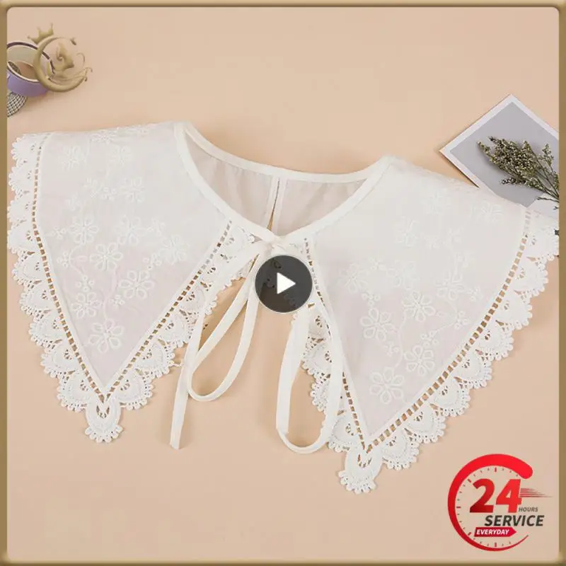 1/4PCS Arch Flower Lace Twill Cotton Versatile Fake Collar Simple And Transparent Shirt Hook Flower Hollowed Out
1/4PCS Arch Flower Lace Twill Cotton Versatile Fake Collar Simple And Transparent Shirt Hook Flower Hollowed Out