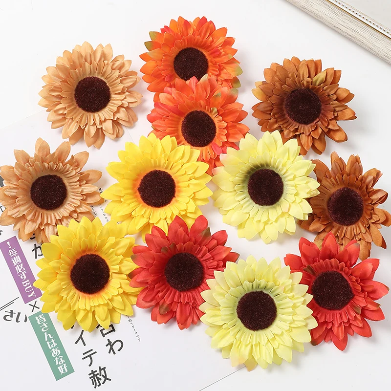 10 шт., многослойные Искусственные цветы подсолнуха, 9 см
10 шт., многослойные Искусственные цветы подсолнуха, 9 см