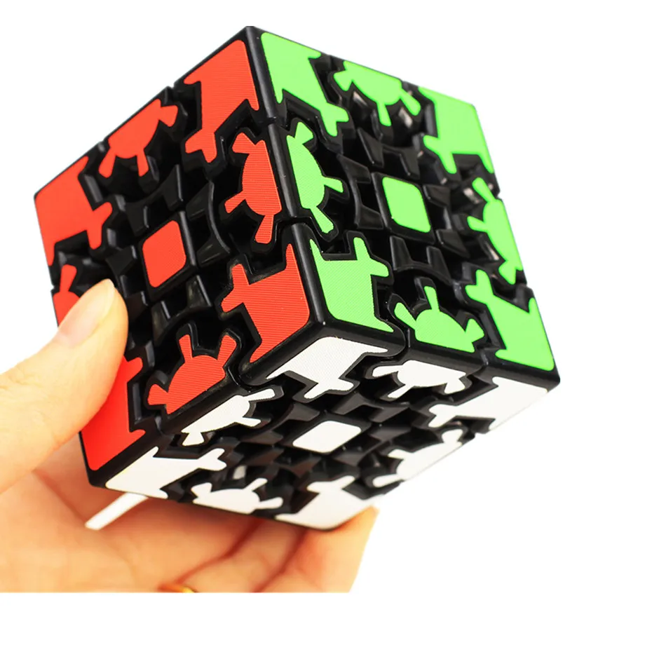 

ZCUBE Gear 3x3 магический куб белый/черный/светящийся синий развивающие игрушки-головоломки Волшебные кубики для детей