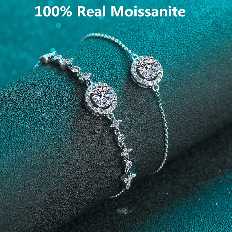 Real Moissanite Bracelets for Women 925 Sterling Silver White Gold D color Bangle Wedding Sparkles Lab Diamond Bracelet GRA
Real Moissanite Bracelets for Women 925 Sterling Silver White Gold D color Bangle Wedding Sparkles Lab Diamond Bracelet GRA