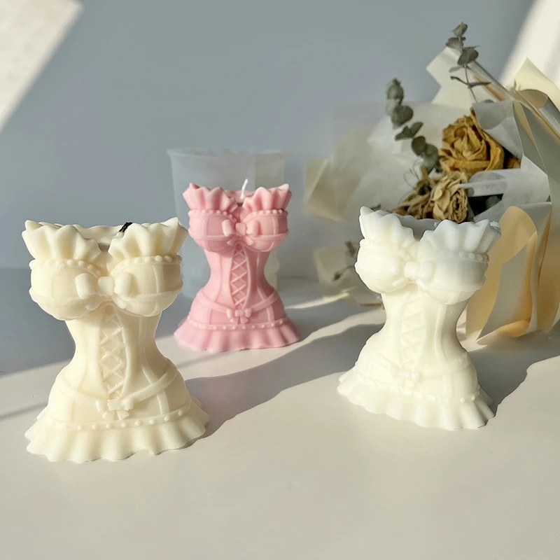 3D Corset Silicone Candle Molds Woman Dress Mold Aromatherapy Candle Plaster Soap Skirt Vase Mould DIY Gypsum Flower Pot Making
3D Corset Silicone Candle Molds Woman Dress Mold Aromatherapy Candle Plaster Soap Skirt Vase Mould DIY Gypsum Flower Pot Making
