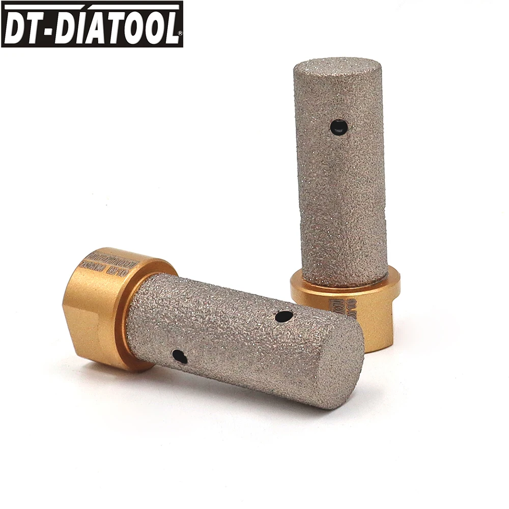 DT-DIATOOL 2pcs 20mm Vacuum Brazed Diamond Milling Cutter Finger Bits With M10 Thread For Ceramic Tile Granite Marble Enlarge
DT-DIATOOL 2pcs 20mm Vacuum Brazed Diamond Milling Cutter Finger Bits With M10 Thread For Ceramic Tile Granite Marble Enlarge