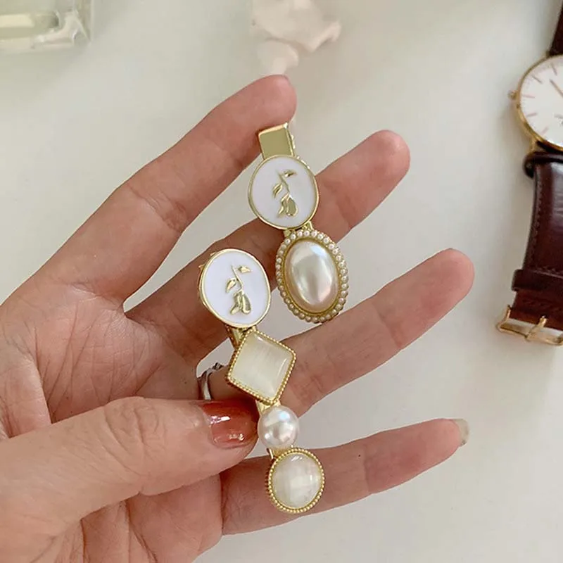 Elegant Geometric Pearl Hair Clips Pin for Women Korean Side Clip Barrettes Fashion Headwear Girls Hairpins Hair Accessories New
Elegant Geometric Pearl Hair Clips Pin for Women Korean Side Clip Barrettes Fashion Headwear Girls Hairpins Hair Accessories New