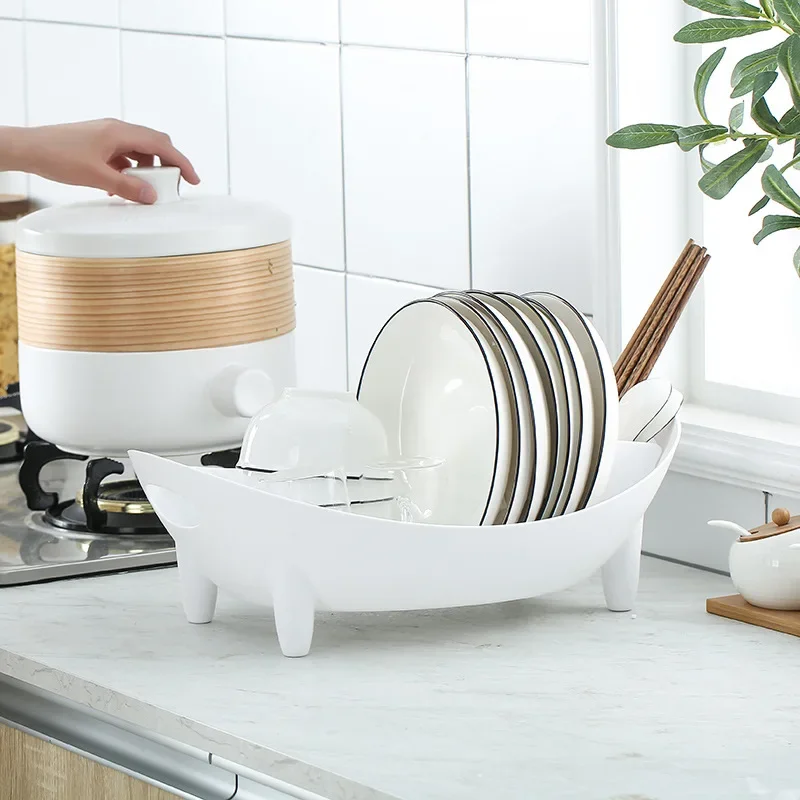 Kitchen Counter Dish Drying Rack Cutlery Storage Container Vegetable Basket Oval Shaped Drainer with Utensil Holder Plate Bowl
Kitchen Counter Dish Drying Rack Cutlery Storage Container Vegetable Basket Oval Shaped Drainer with Utensil Holder Plate Bowl