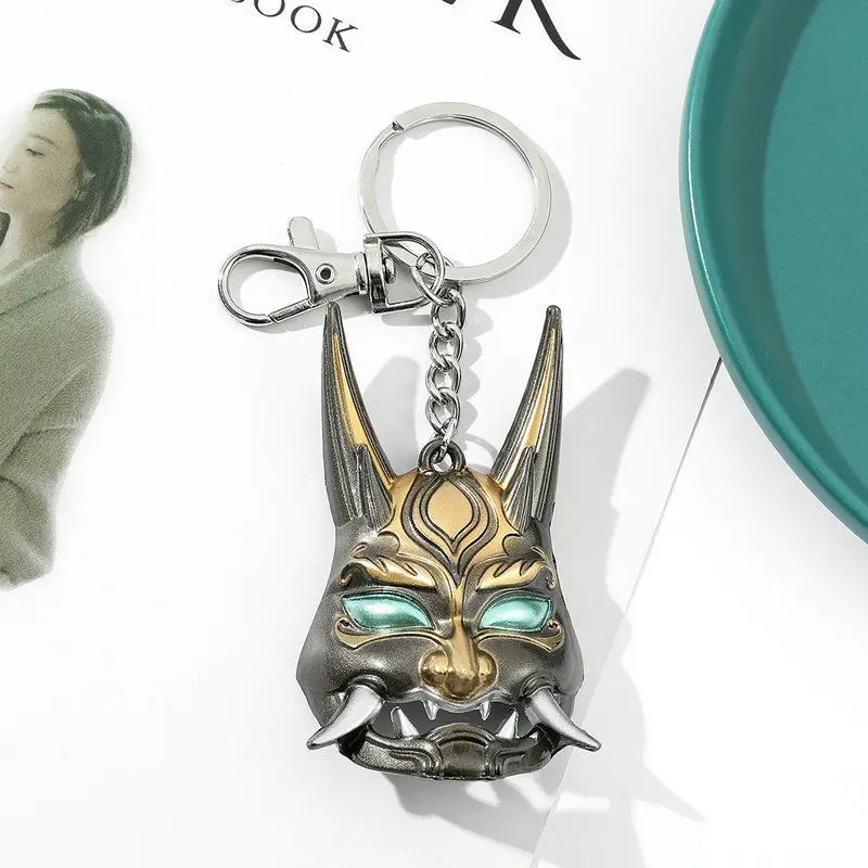Anime Genshin Impact Game Cosplay Colorful Xiao Mask Keychain Car Keyring Metal Key Chains Backpacks Accessories Jewelry Gifts
Anime Genshin Impact Game Cosplay Colorful Xiao Mask Keychain Car Keyring Metal Key Chains Backpacks Accessories Jewelry Gifts
