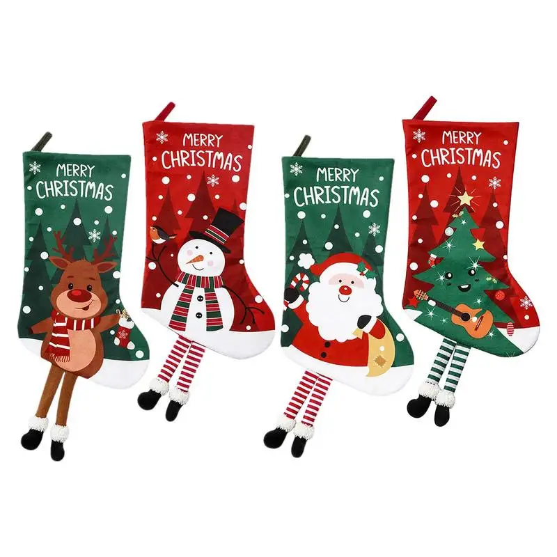 4pcs/set Christmas Gift Bag Decorative Socks Christmas Stocking Hanging Xmas Tree Ornaments Christmas Decorations Christmas Gift
4pcs/set Christmas Gift Bag Decorative Socks Christmas Stocking Hanging Xmas Tree Ornaments Christmas Decorations Christmas Gift