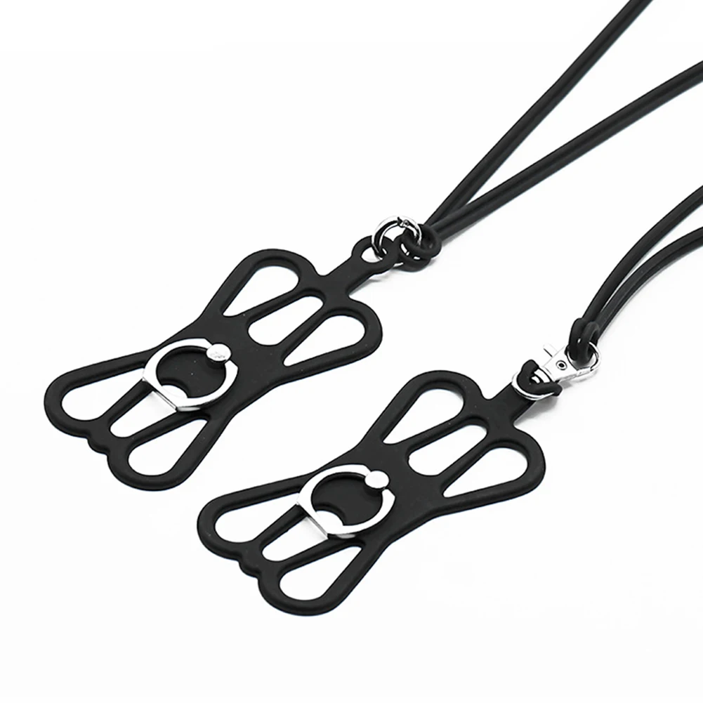 Protect Phone Tether Phone Tether Lanyard For Hiking Boating Kayak Protected Safety 133x58mm 50g Black Silicone+Metal
Protect Phone Tether Phone Tether Lanyard For Hiking Boating Kayak Protected Safety 133x58mm 50g Black Silicone+Metal