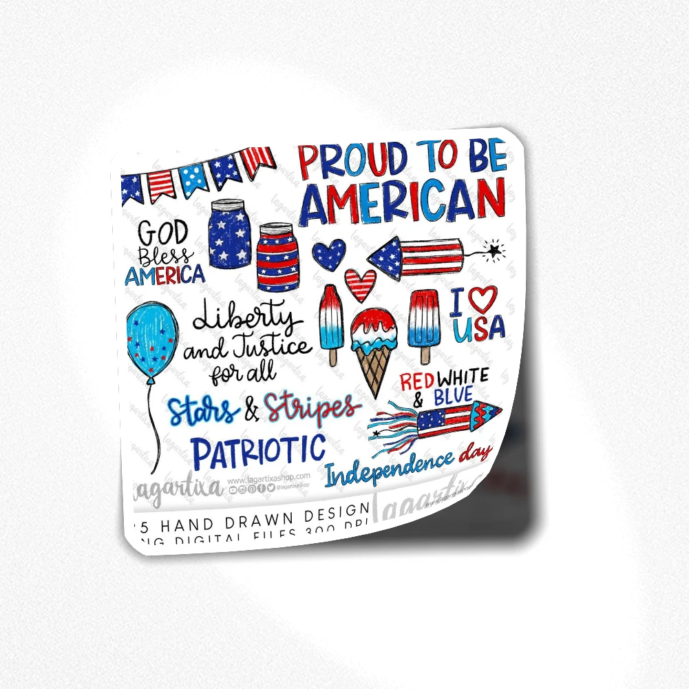 4TH OF JULY STICKER 002 Sticker for Laptop Decor Bedroom Car Cute Cartoon Art Fashionable Public Suitcase
4TH OF JULY STICKER 002 Sticker for Laptop Decor Bedroom Car Cute Cartoon Art Fashionable Public Suitcase