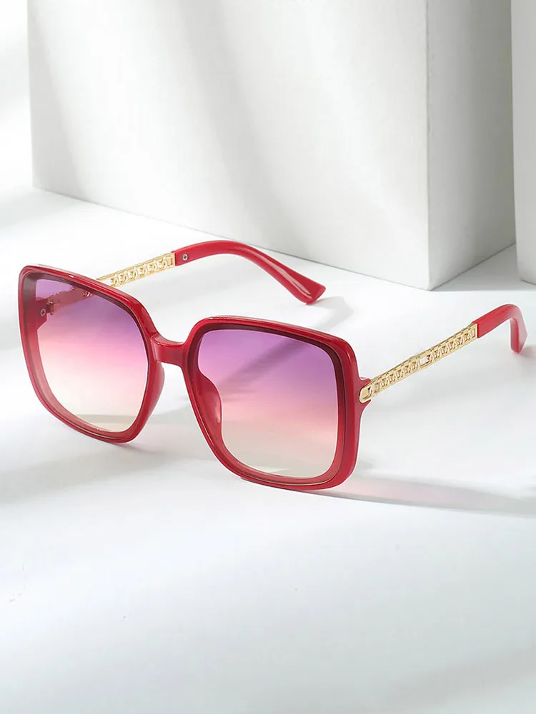 Elegant Women's Sweet Solid Sunglasses Fashion Gradient Lenses Metal Decoration Frame Sun Glasses 2023 Female Casual Street Wear
Elegant Women's Sweet Solid Sunglasses Fashion Gradient Lenses Metal Decoration Frame Sun Glasses 2023 Female Casual Street Wear