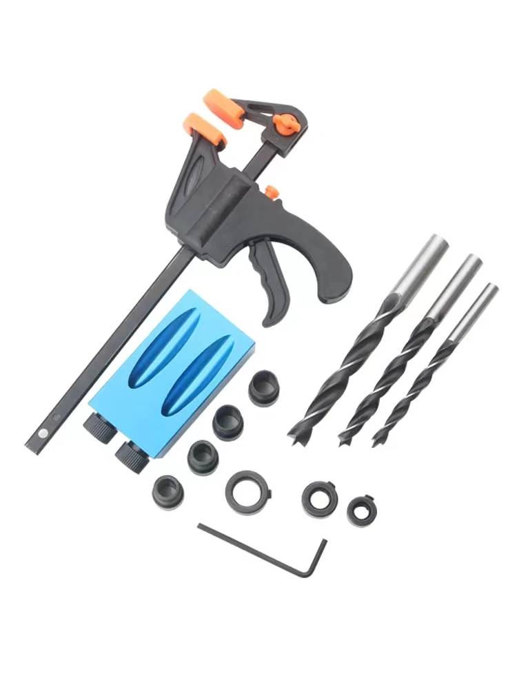 15° blue woodworking inclined hole locator drilling locator punching hole locator positioning drill three-pointed drill
15° blue woodworking inclined hole locator drilling locator punching hole locator positioning drill three-pointed drill