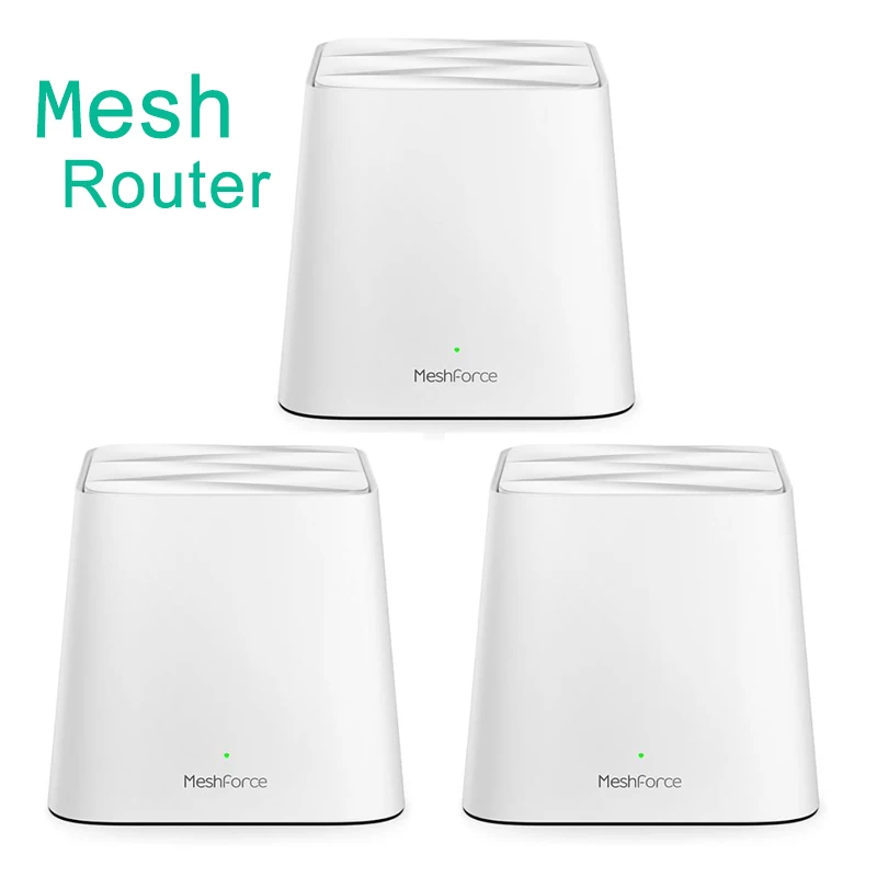 MeshForce M1 Mesh Wifi Router AC1200 Dual-Band for Whole Home Wi-Fi Coverage Mesh WiFi System Wireless Bridge, APP Remote Manage
MeshForce M1 Mesh Wifi Router AC1200 Dual-Band for Whole Home Wi-Fi Coverage Mesh WiFi System Wireless Bridge, APP Remote Manage