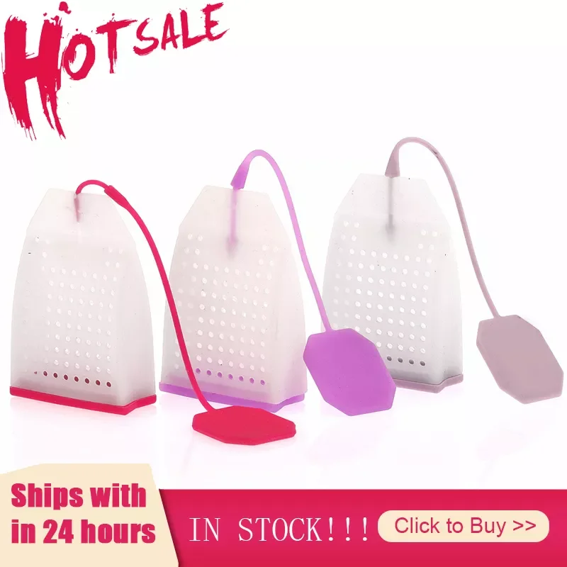 Hot Selling Bag Style Silicone Tea Strainer Herbal Spice Infuser Filter Diffuser Kitchen Coffee Tea Tools Random Color
Hot Selling Bag Style Silicone Tea Strainer Herbal Spice Infuser Filter Diffuser Kitchen Coffee Tea Tools Random Color