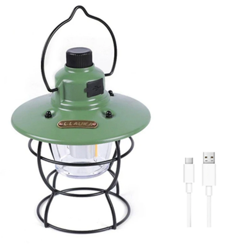 1 Pcs Retro Camping Lights Tent Lamp USB Rechargeable Emergency Portable Horse Lamp (Light Green)
1 Pcs Retro Camping Lights Tent Lamp USB Rechargeable Emergency Portable Horse Lamp (Light Green)