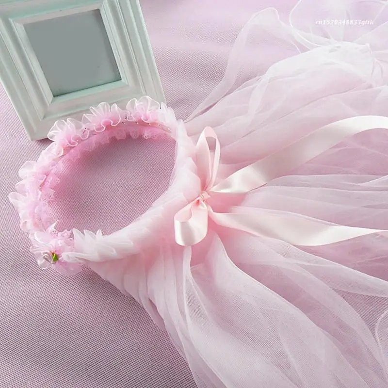 Simple Tulle Wedding Veil Pleated Flower Crown Flower Girls Veil for Marriage Drop Shipping
Simple Tulle Wedding Veil Pleated Flower Crown Flower Girls Veil for Marriage Drop Shipping