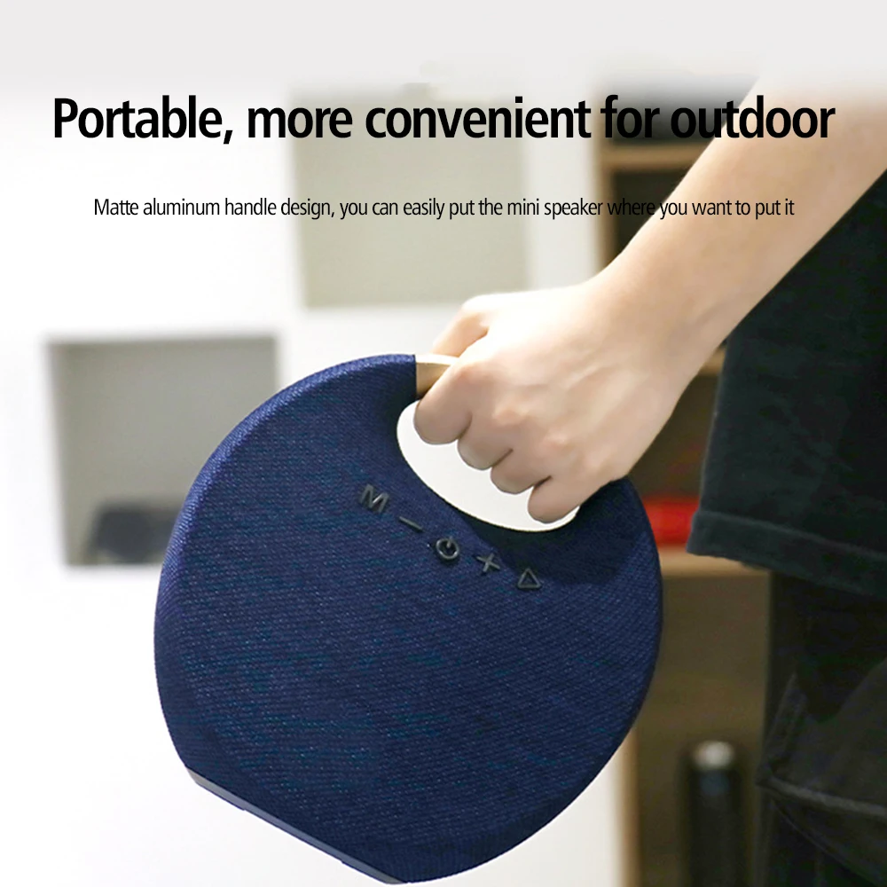Wireless Bluetooth Portable Outdoor Bass Music Stereo Support U Disk TF Card Fabric Portable Small Speaker
Wireless Bluetooth Portable Outdoor Bass Music Stereo Support U Disk TF Card Fabric Portable Small Speaker