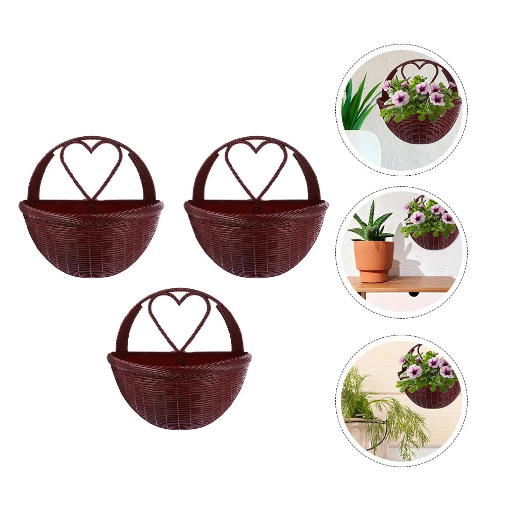 Wall Hanging Basket Flower Planter Fence Rattan Planters Baskets Home Decoration Pot Wicker
Wall Hanging Basket Flower Planter Fence Rattan Planters Baskets Home Decoration Pot Wicker