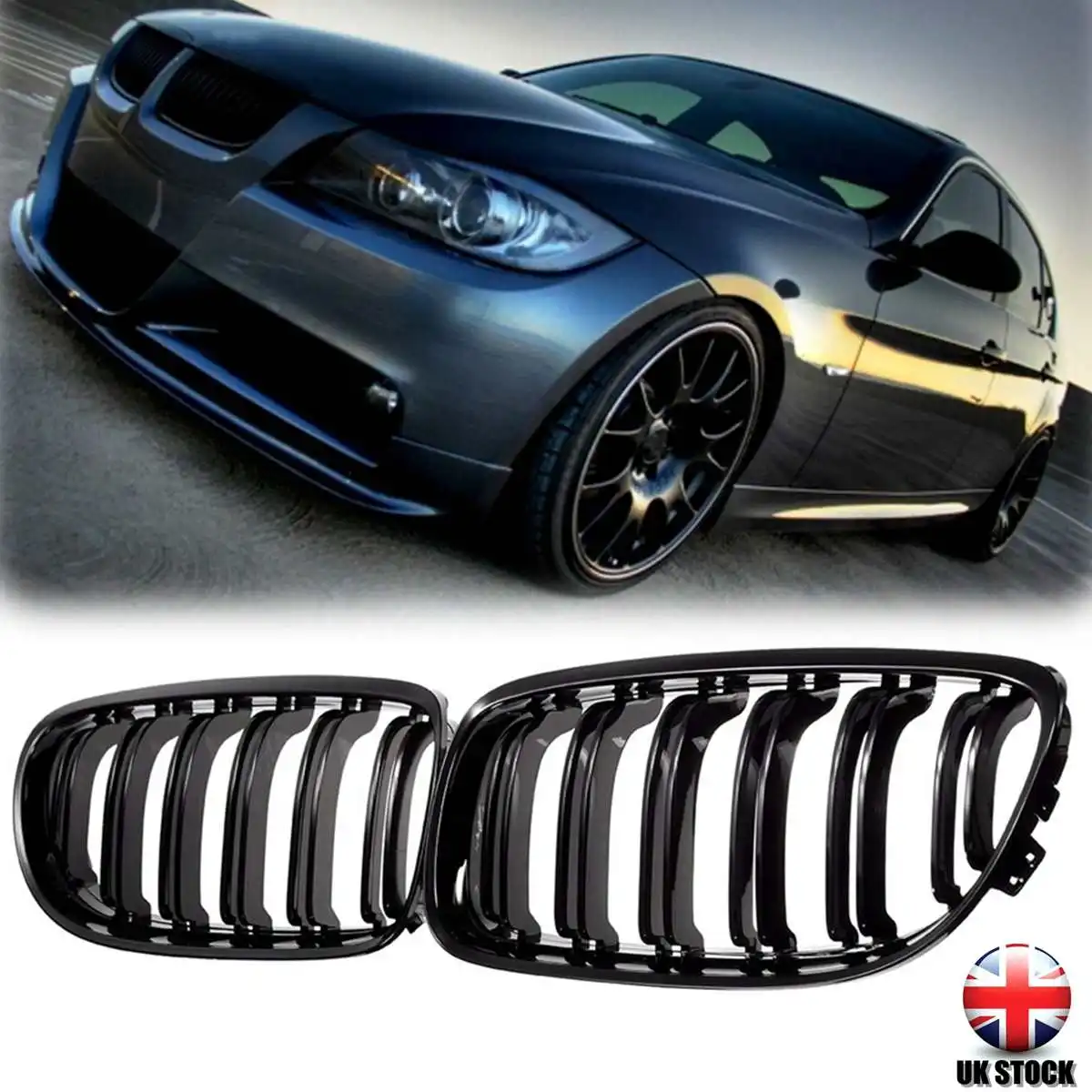 Car Front Kidney Grilles Gloss black / Diamond Style for BMW E90 E91 3-Series 2009 2010 2011 2012 2013 Car Styling Racing Grills
Car Front Kidney Grilles Gloss black / Diamond Style for BMW E90 E91 3-Series 2009 2010 2011 2012 2013 Car Styling Racing Grills