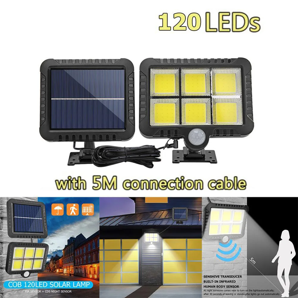 120LED Solar Powered Light Outdoor Motion Sensor Wall Lamp Waterproof Emergency Security For Country House Garden Street Path
120LED Solar Powered Light Outdoor Motion Sensor Wall Lamp Waterproof Emergency Security For Country House Garden Street Path