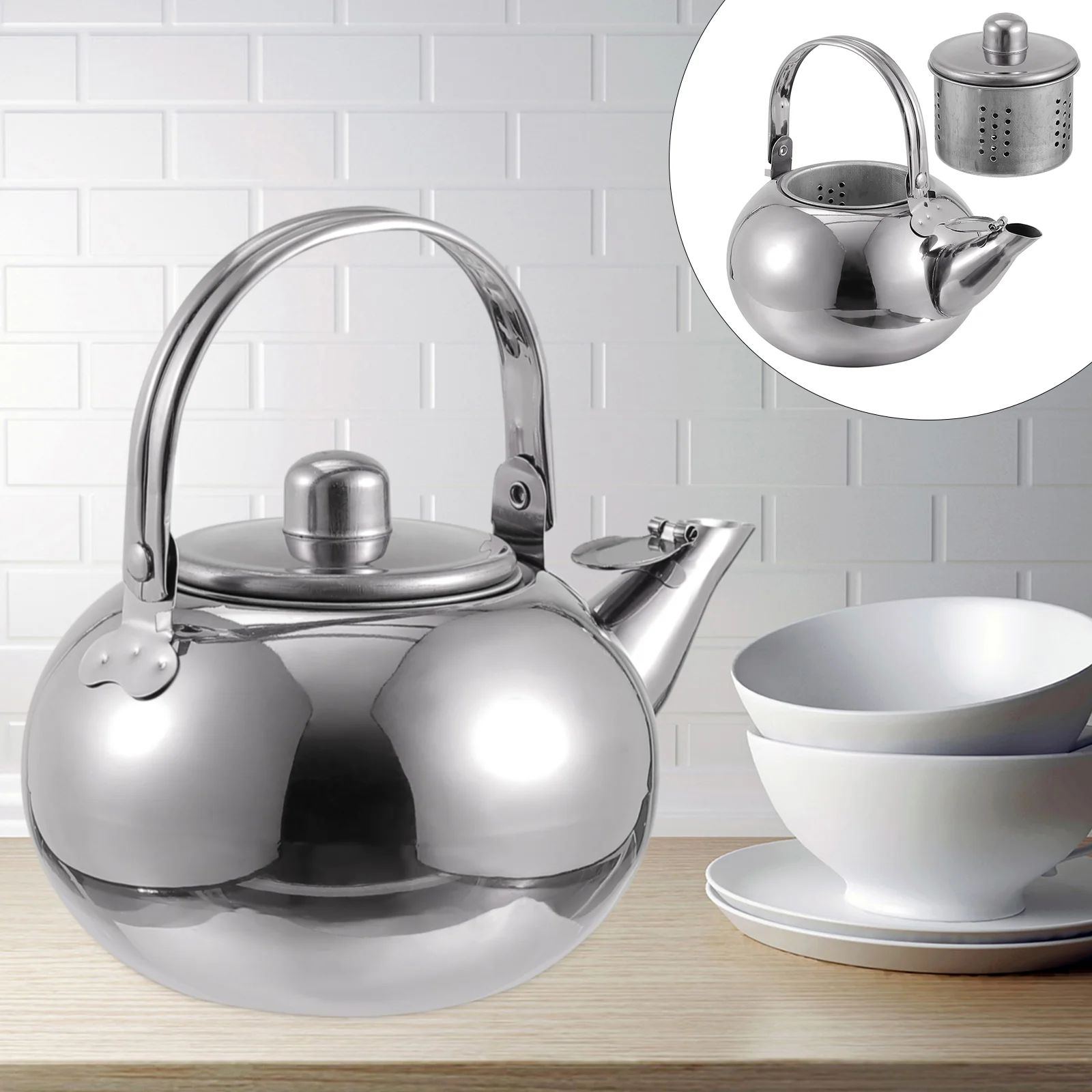 Tea Kettle Teapotpot Water Steel Stainless Stovetop Stovewhistlinginfuser Metal Boiling Strainer Loose Filter Teakettle Pots Gas
Tea Kettle Teapotpot Water Steel Stainless Stovetop Stovewhistlinginfuser Metal Boiling Strainer Loose Filter Teakettle Pots Gas