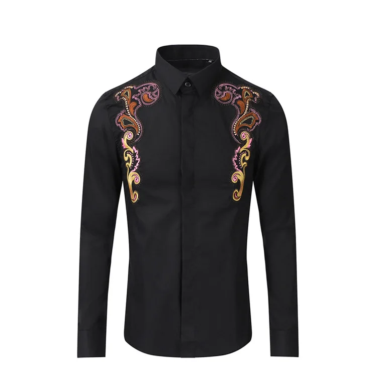 New Arrival Fashion High Quality Cotton Embroidery Men Fashionable Autumn Winter Casual Shirts Hand-painted Size M L XL 2XL 3XL
New Arrival Fashion High Quality Cotton Embroidery Men Fashionable Autumn Winter Casual Shirts Hand-painted Size M L XL 2XL 3XL