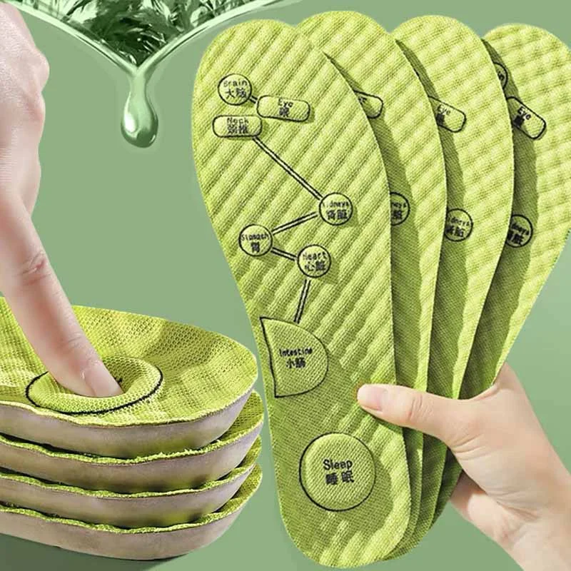 3D Foot Acupressure Insole Men Women Soft Breathable Sports Running Cushion Inserts Sweat-absorbing Deodorant Insole Shoe Pads
3D Foot Acupressure Insole Men Women Soft Breathable Sports Running Cushion Inserts Sweat-absorbing Deodorant Insole Shoe Pads