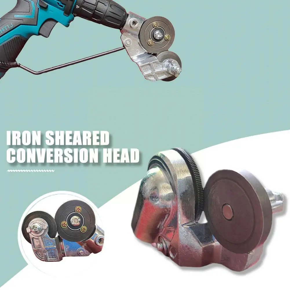Electric Drill Plate Cutter Sheet Metal Nibbler New Tool Punch Plate Power Scissors Modified Cutting Shears Accessories A2K6
Electric Drill Plate Cutter Sheet Metal Nibbler New Tool Punch Plate Power Scissors Modified Cutting Shears Accessories A2K6