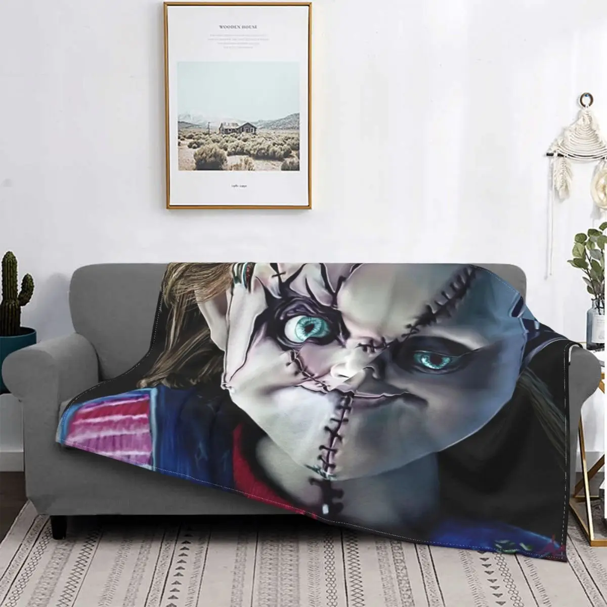 Chucky Childs Play Flannel Blankets Horror Movie Halloween Customized Throw Blankets for Home 150*125cm Bedspread
Chucky Childs Play Flannel Blankets Horror Movie Halloween Customized Throw Blankets for Home 150*125cm Bedspread
