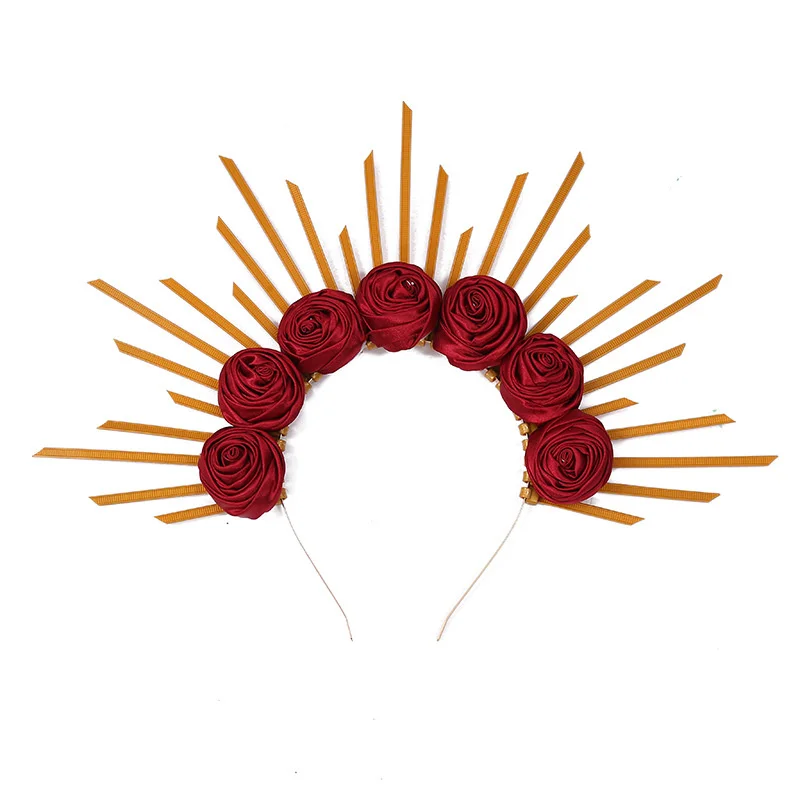 Rose Flower Halo Crown Goddess Halo Headband Festival Queen Crown and Tiara Maternity Photo Shoot Headpiece Anime Accessories
Rose Flower Halo Crown Goddess Halo Headband Festival Queen Crown and Tiara Maternity Photo Shoot Headpiece Anime Accessories