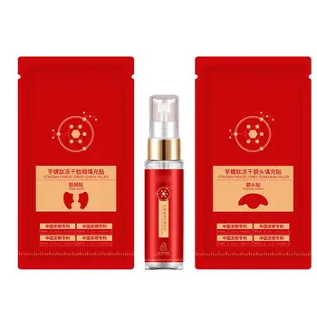 Filling Essence Combination Cheek Paste Forehead Stickers Kit With Forehead Freeze-Dried Care Care Cheek Face Affixed Boxes Y9V7