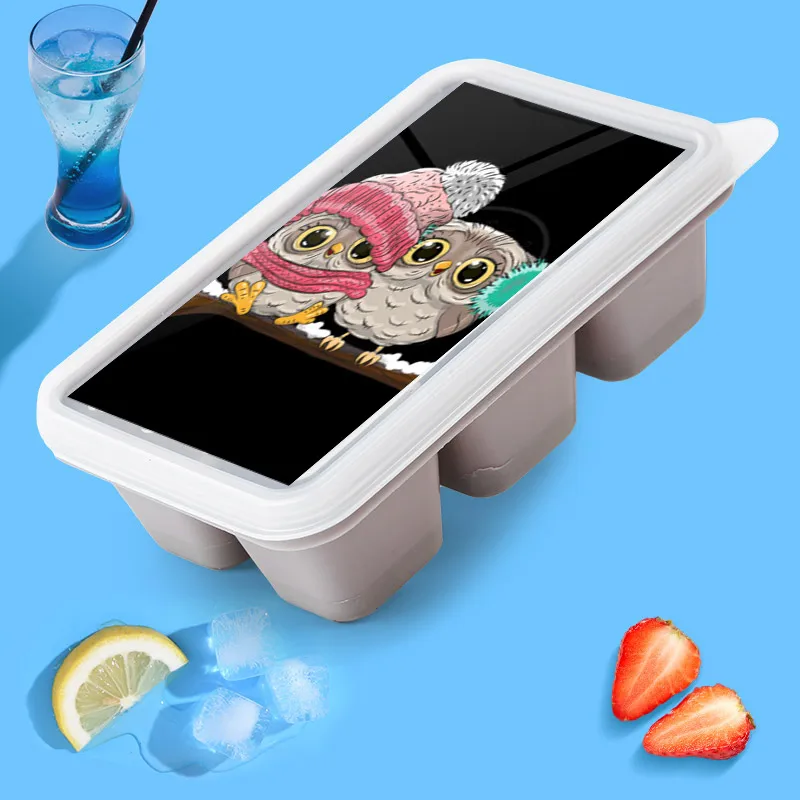 Cute Owl Cocktail Use Sphere Ice Cube Maker Portable Beer Cabinet Ice Cream Mold Drinking Whiskey Freeze Molde Helado with Lid
Cute Owl Cocktail Use Sphere Ice Cube Maker Portable Beer Cabinet Ice Cream Mold Drinking Whiskey Freeze Molde Helado with Lid