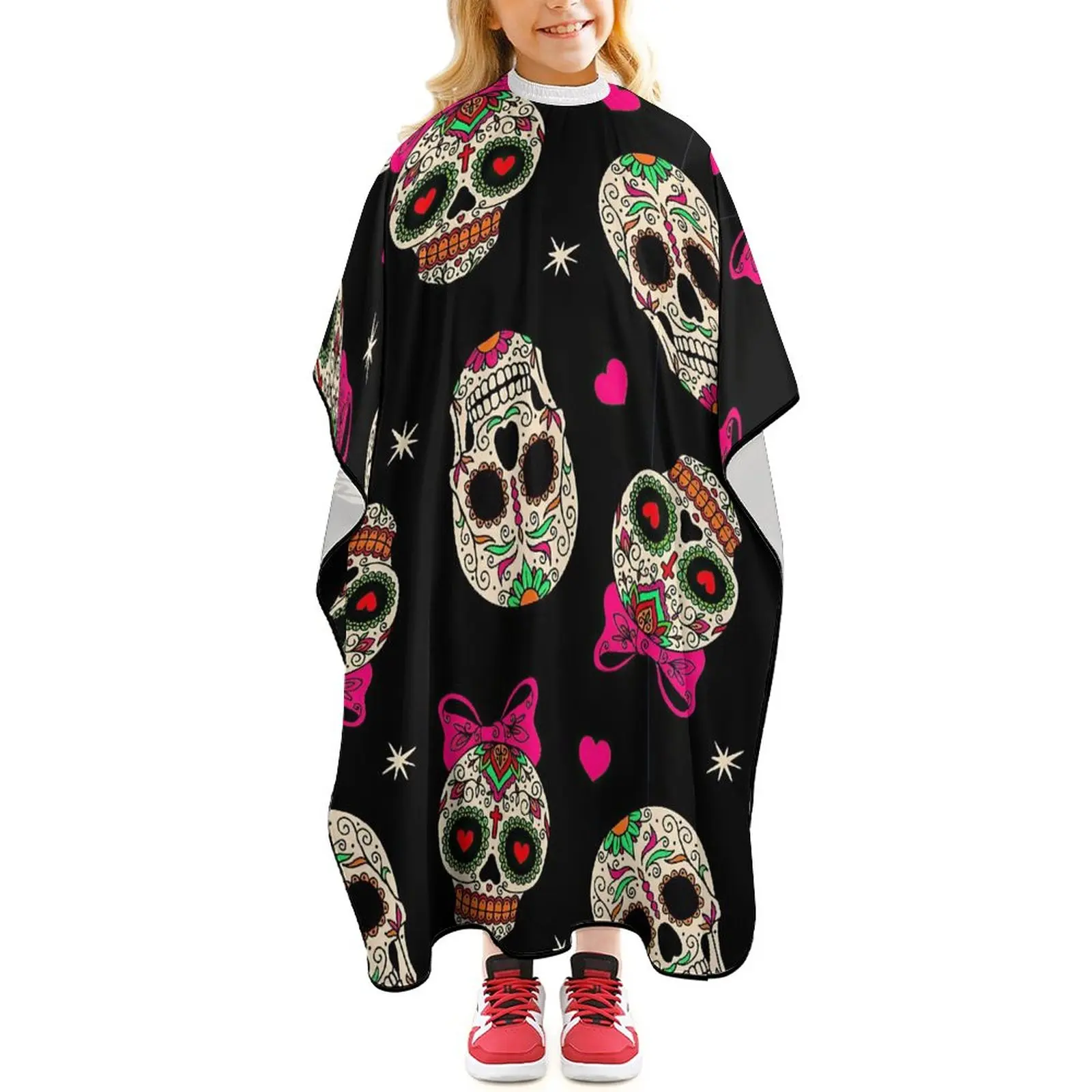 Haircut Salon Hairdressing Cape for Kids Child Polyester Smock Cover Waterproof Shampoo Cutting Household Capes Skull Print
Haircut Salon Hairdressing Cape for Kids Child Polyester Smock Cover Waterproof Shampoo Cutting Household Capes Skull Print
