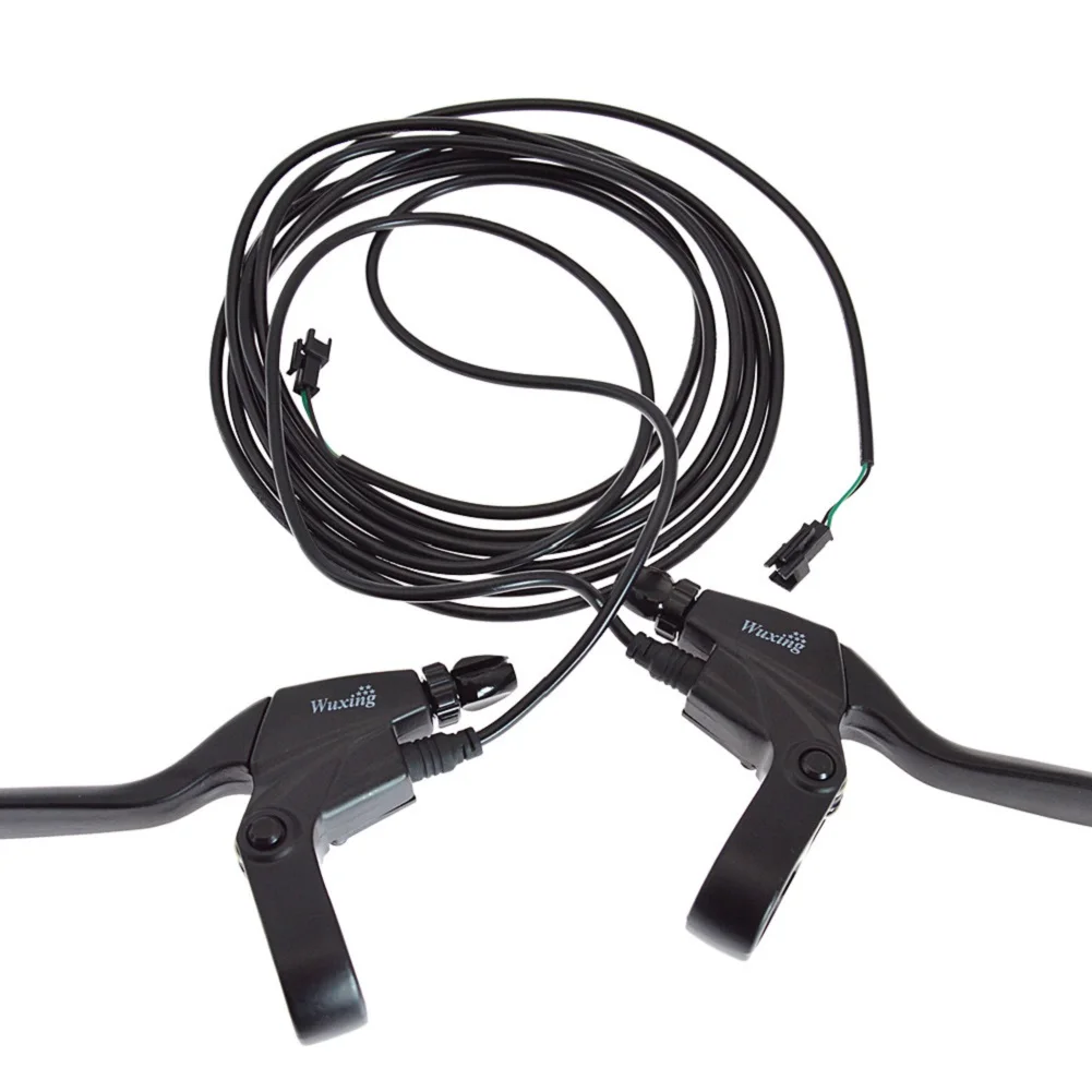 1 Pair Electric Bicycle E-Bike Wuxing 139PD Mechanical Power Cutout Brake Lever Aluminum Alloy Good Texture Anti-corrosion
1 Pair Electric Bicycle E-Bike Wuxing 139PD Mechanical Power Cutout Brake Lever Aluminum Alloy Good Texture Anti-corrosion