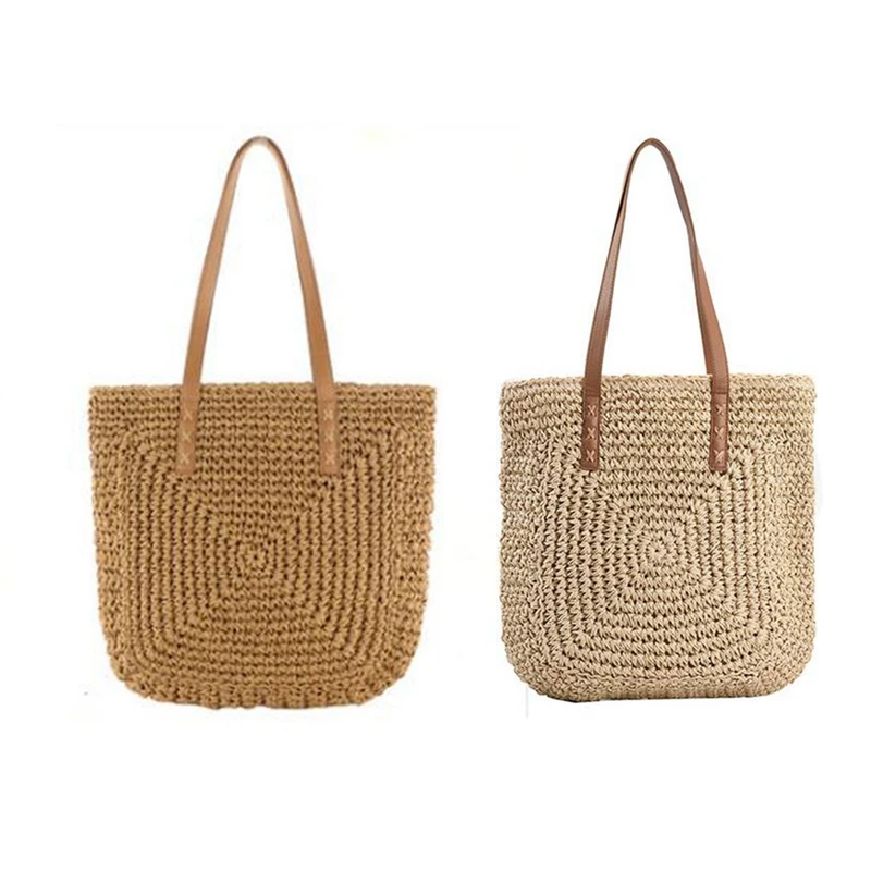 ASDS-Large Capacity Straw Shoulder Bag Rattan Beach Bags Woven Handle Bag Casual Lady Totes Shopping Handbag Clutch
ASDS-Large Capacity Straw Shoulder Bag Rattan Beach Bags Woven Handle Bag Casual Lady Totes Shopping Handbag Clutch