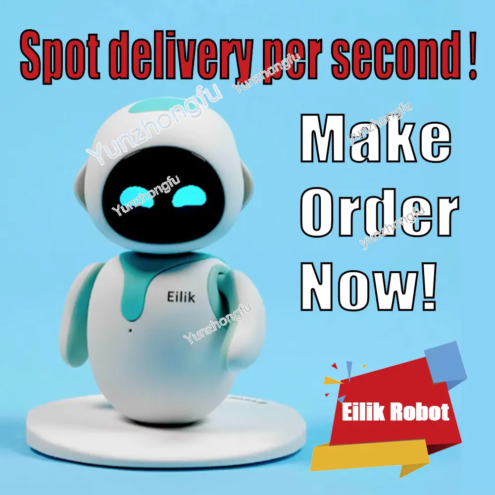 Christmas Gifts For Eilik Robot Toy Smart Companion Pet Robot Desktop Toy goods in stock! Don't wait! Deliver immediately!
Christmas Gifts For Eilik Robot Toy Smart Companion Pet Robot Desktop Toy goods in stock! Don't wait! Deliver immediately!
