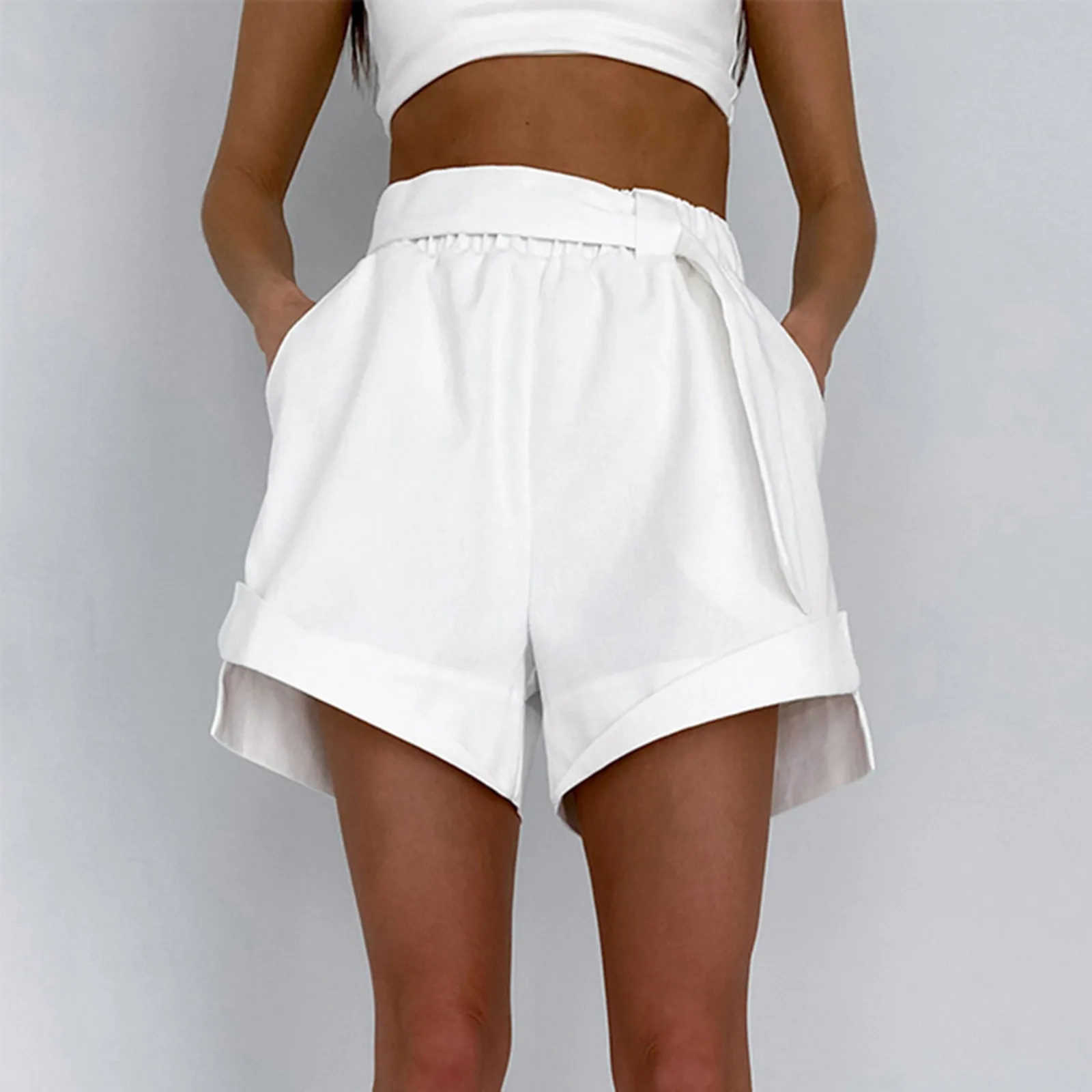 High Waist Women Summer Shorts Fashion Drawstring Sweat Shorts Elastic Waist Running Workout Yoga Panties Casual Loose Shorts
High Waist Women Summer Shorts Fashion Drawstring Sweat Shorts Elastic Waist Running Workout Yoga Panties Casual Loose Shorts