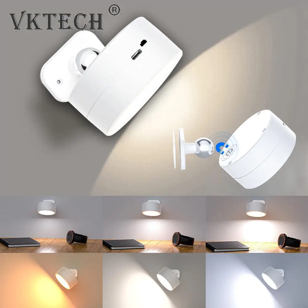 LED Wall Sconces light, 3 Brightness Levels 3 Color Modes Wall Lights, 2000mAh Battery Operated 360° Rotatable Touch Control
LED Wall Sconces light, 3 Brightness Levels 3 Color Modes Wall Lights, 2000mAh Battery Operated 360° Rotatable Touch Control