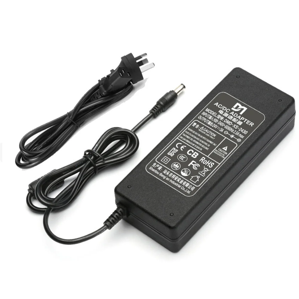 24V 3A Power Adapter Australian Standard High Power Desktop Led Light Switching PowerThickened Pure Copper Wire Core Supply 1M
24V 3A Power Adapter Australian Standard High Power Desktop Led Light Switching PowerThickened Pure Copper Wire Core Supply 1M