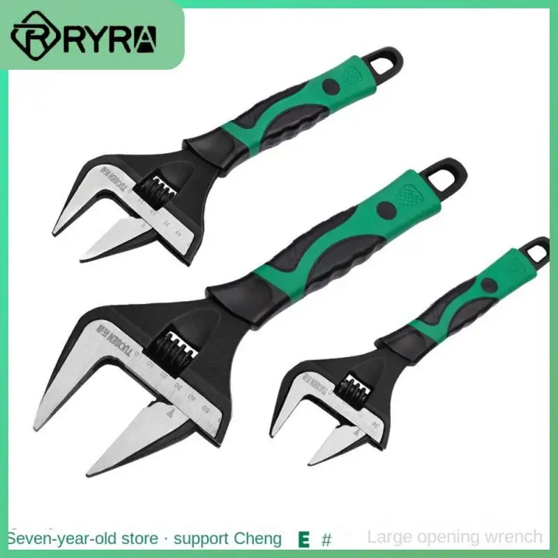 Short Handle Universal Spanner Adjustable Nut Sink Wrench Pipe Spanners Large Opening Laser Scale Carbon Steel Bathroom Wrench
Short Handle Universal Spanner Adjustable Nut Sink Wrench Pipe Spanners Large Opening Laser Scale Carbon Steel Bathroom Wrench