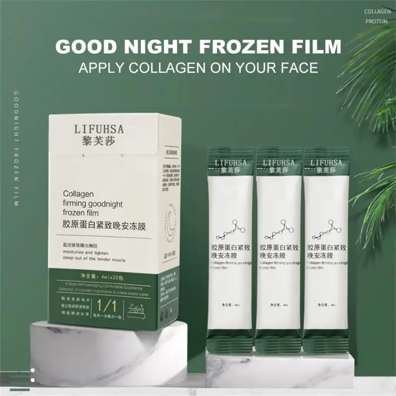 Collagen Frozen Masks Brightening Skin Tone Hydrating Moisturizing Mask Shrink Pores Oil Control Wash Free Lazy Mask 20 Strips
Collagen Frozen Masks Brightening Skin Tone Hydrating Moisturizing Mask Shrink Pores Oil Control Wash Free Lazy Mask 20 Strips