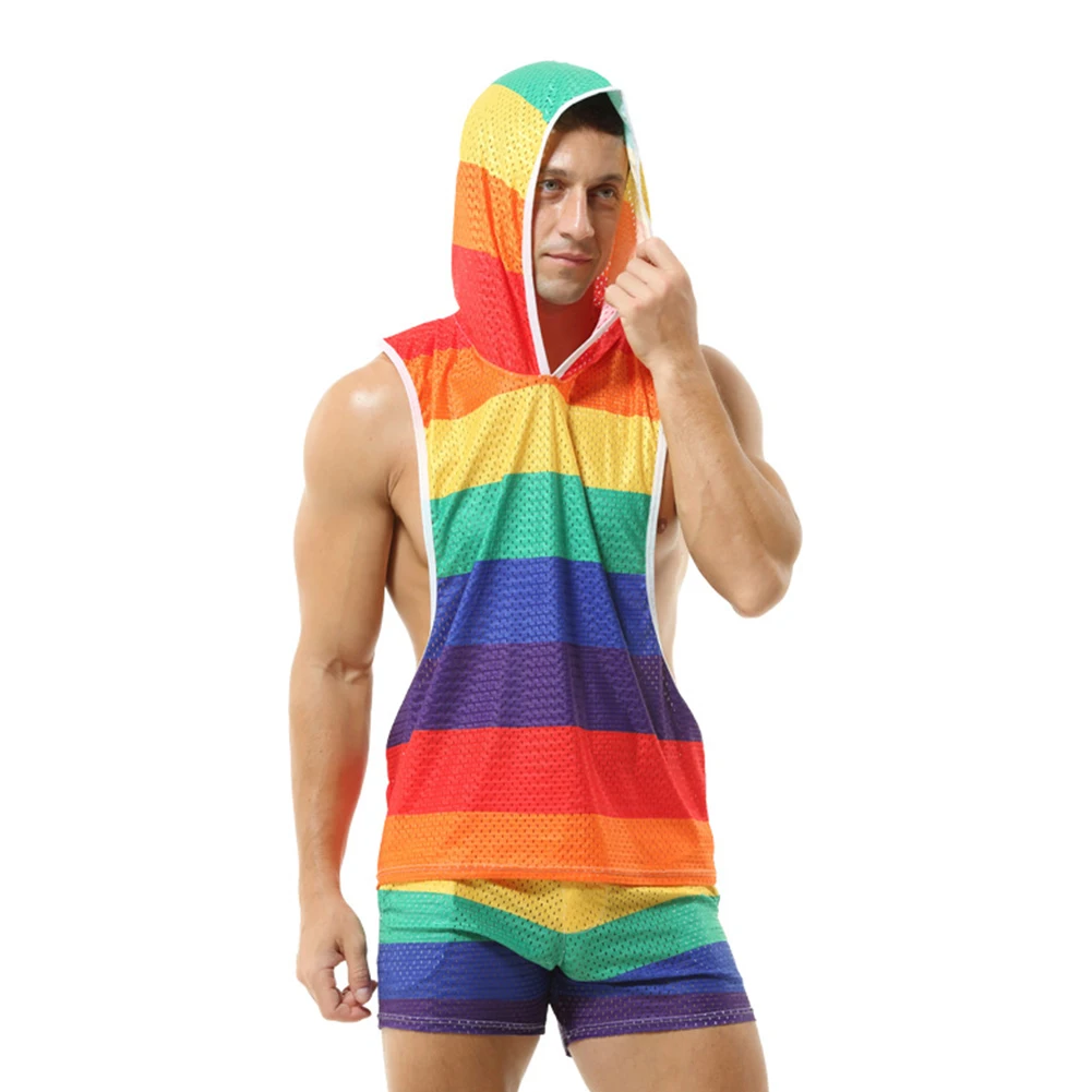 Men's Striped Vest Comfy Mesh Fishnet Sleeveless T Shirt Thin and Breathable Perfect for Everyday Wear in all Seasons
Men's Striped Vest Comfy Mesh Fishnet Sleeveless T Shirt Thin and Breathable Perfect for Everyday Wear in all Seasons