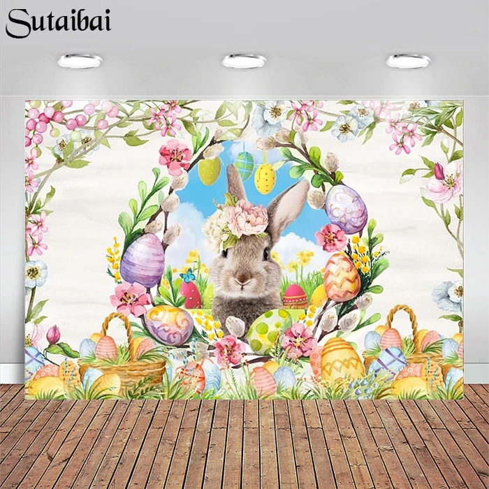 Фон для фотосъемки с изображением весеннего пасхального кролика, цветочные яйца, детский портрет, декор для вечерние, торт, десерт, баннер, ф...
Фон для фотосъемки с изображением весеннего пасхального кролика, цветочные яйца, детский портрет, декор для вечерние, торт, десерт, баннер, ф...