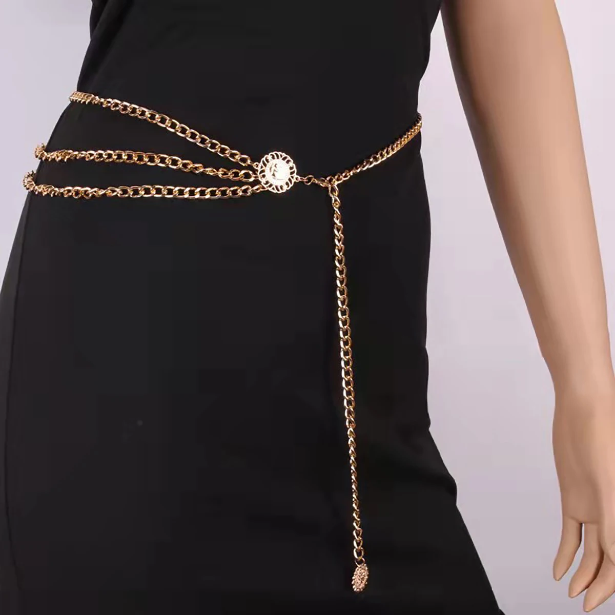 1PC Bohemian Retro Style Multilayer Alloy Waist Chain Body Chain for Women Round Pendant Belly Chain Waist Chain Jewelry
1PC Bohemian Retro Style Multilayer Alloy Waist Chain Body Chain for Women Round Pendant Belly Chain Waist Chain Jewelry