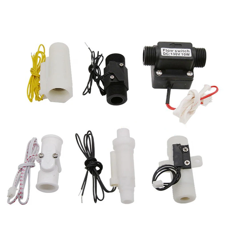 

4 Points DN15 Pipe Diameter Flow Switch Magnetic Reed Switch Liquid Circulation Pump Automatic Water Flow Sensor Switch