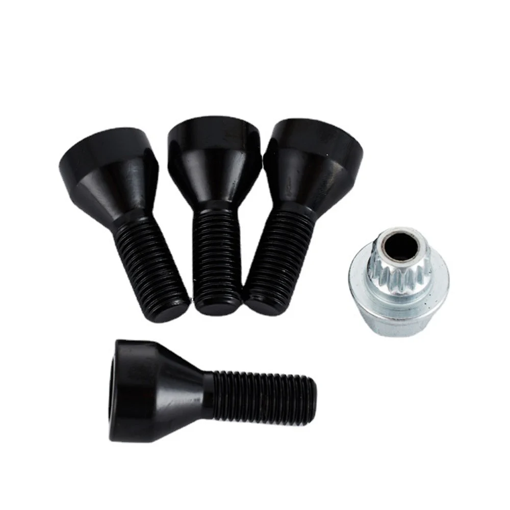 4pc Anti-theft Wheel Screw Bolt M14 X1.25 Black Alloy Wheel Locking Bolts Lug Nuts +Key For BMW Mini R50 Car Accessories
4pc Anti-theft Wheel Screw Bolt M14 X1.25 Black Alloy Wheel Locking Bolts Lug Nuts +Key For BMW Mini R50 Car Accessories